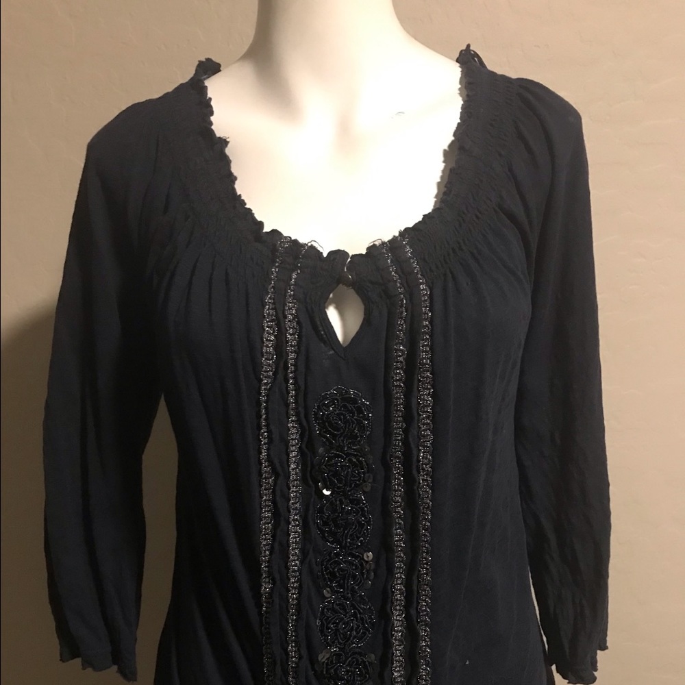 Woman’s Lucky Brand  navy shirt